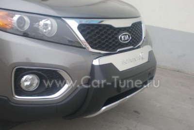 накладка переднего бампера Kia Sorento 2010 (car-tune).jpg