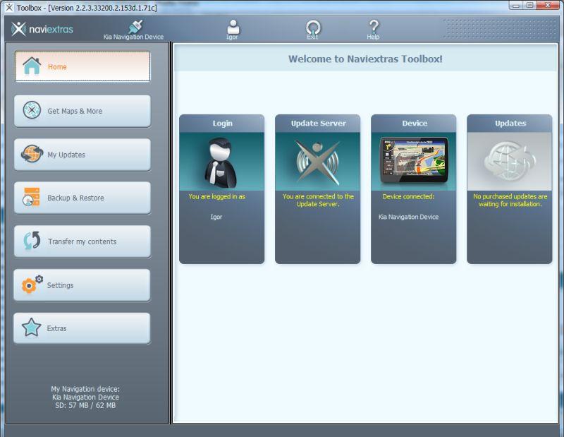 Naviextras Toolbox