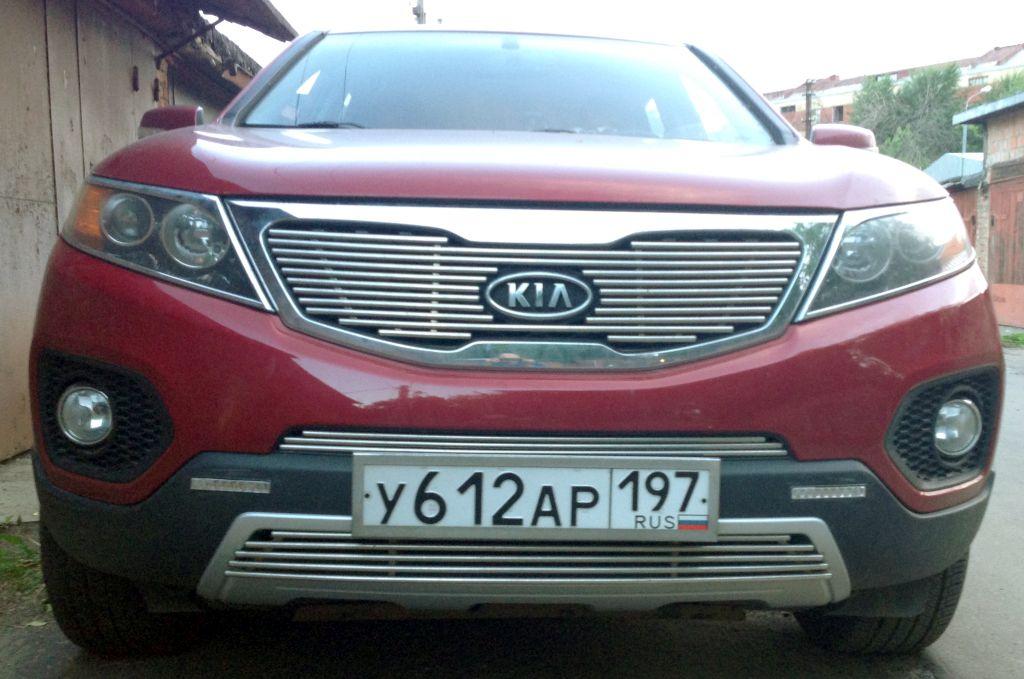 Sorento R с ДХО Philips в бампере