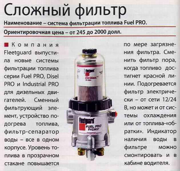 Топливный фильтр